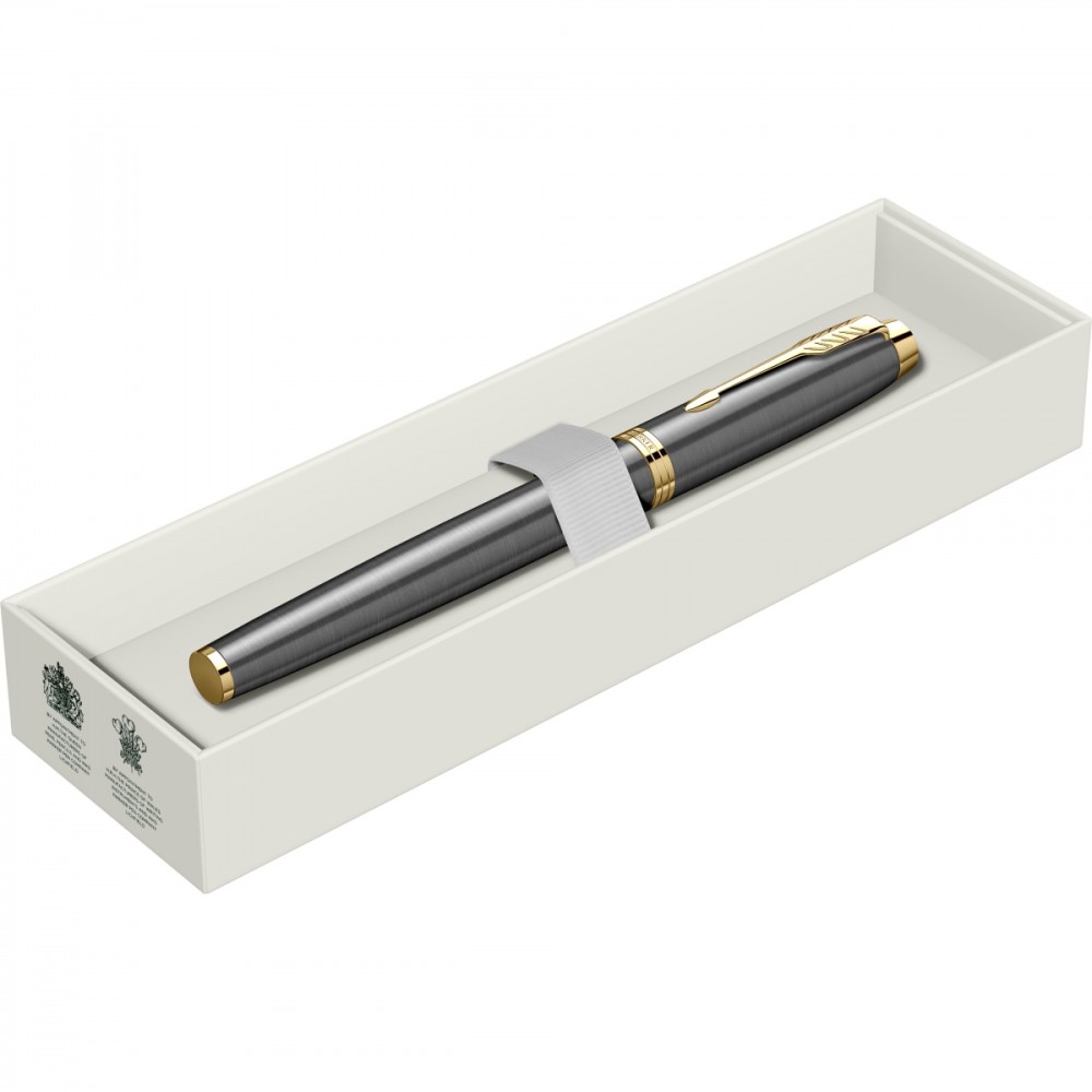 Перьевая ручка Parker IM Premium, Grey Core GT (Перо M) Перьевая ручка Parker IM Premium, Grey Core GT (Перо M)