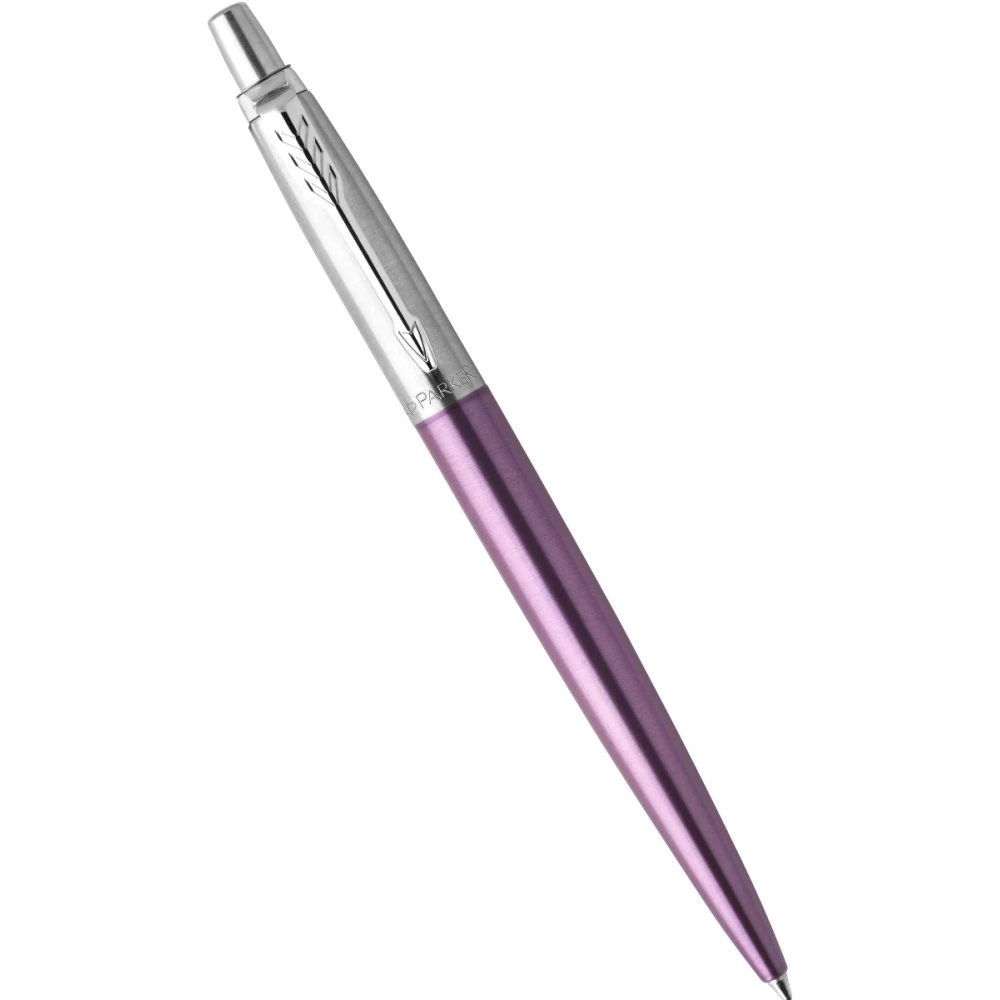 Набор: чехол + шариковая ручка Parker Jotter Core K63, Victoria Violet CT