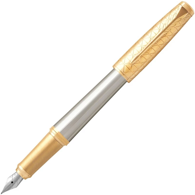 Ручка перьевая Parker Urban Premium F313, Aureate Powder GT