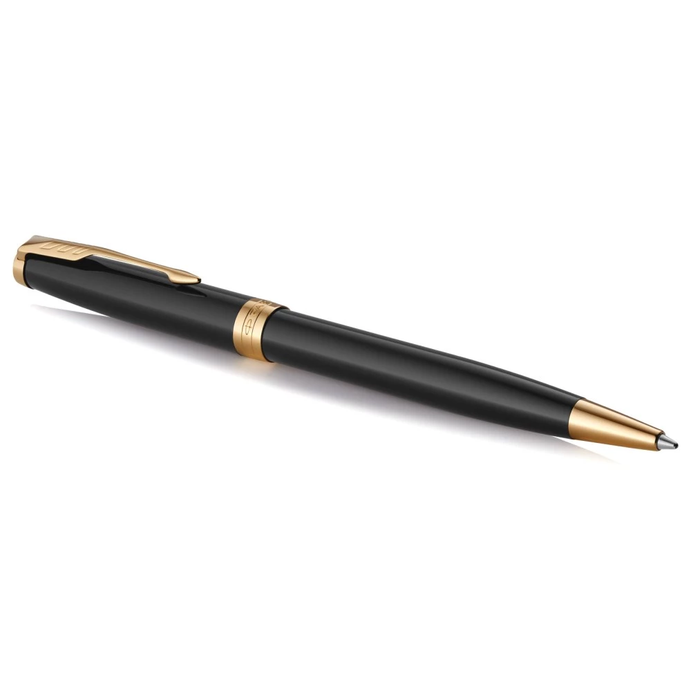 Набор Parker 2022: шариковая ручка Parker Sonnet Core K530, Black GT + чехол для ручки